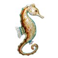 Eco Style Home Eangee Home Design esh183 Wall Seahorse Tan with Blue m8050